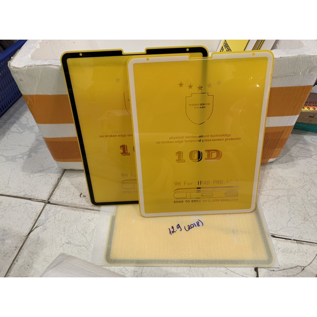 Dán kính cường lực 10D full màn cho Ipat Pro 12.9 (2018)