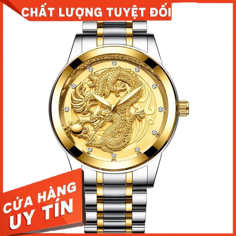 [HOT] [TẶNG KÈM HỘP] ĐỒNG HỒ NAM FNGEEN DÂY KIM LOẠI 3D RỒNG VÀNG SIÊU HOT (DÂY DEMI, MẶT VÀNG) . | BigBuy360 - bigbuy360.vn