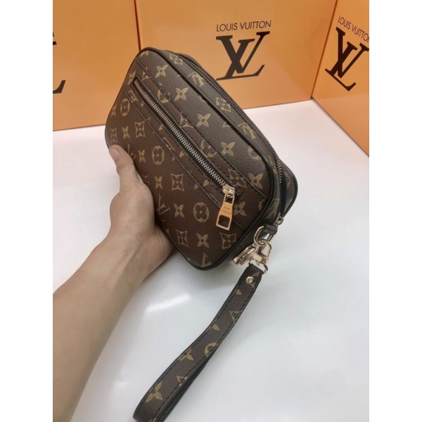 Tab cầm tay nam có dây đeo cổ tay / Túi cầm tay nam cao cấp, sang trọng, quý phái hot 2021