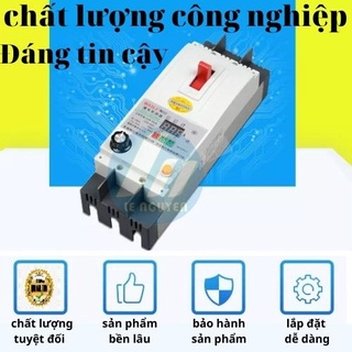 Aptomat chống mất pha 3 pha - bảo vệ quá tải động cơ - chống dòng dò - cài đặt thời gian chạy