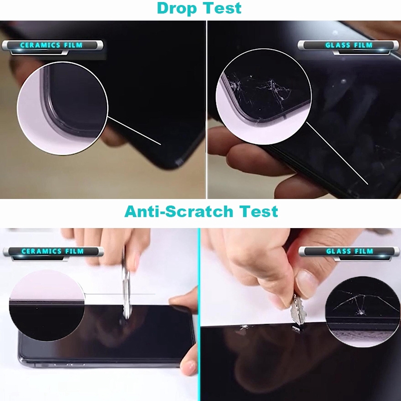 Kính Sứ Bảo Vệ Màn Hình Điện Thoại 3d Samsung Galaxy S8 S9 S10+ Plus Note 8 9 Note 10 Note10 Pro