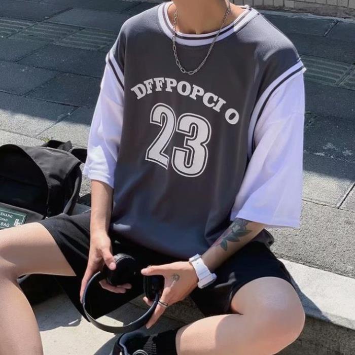 Áo Phông Đôi Tay Lỡ, Áo Bóng Rổ Số 23, Kiểu Dáng Thể Thao và Phong Cách ! 👕