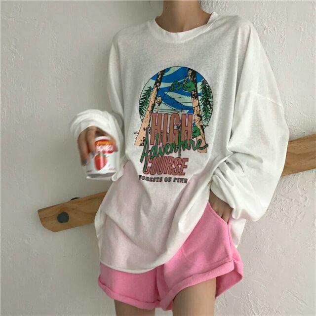 Áo thun dài tay Áo thun ulzzang