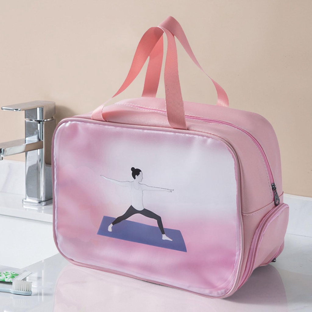 Túi Đựng Đồ Tập Gym/Yoga/Thể Thao Nhỏ Gọn Có Ngăn Đựng Giày Cho Nữ