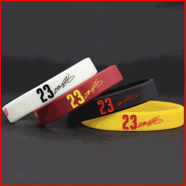 Vòng tay bóng rổ LEBRON JAMES và Curry Fans silicone kiểu dáng thể thao