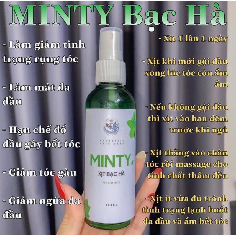 Minty Hair Mist - Xịt bạc hà | BigBuy360 - bigbuy360.vn