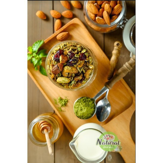 Ngũ cốc ăn kiêng nguyên vị, ngũ cốc giảm cân Granola gói 250g - B02 | BigBuy360 - bigbuy360.vn