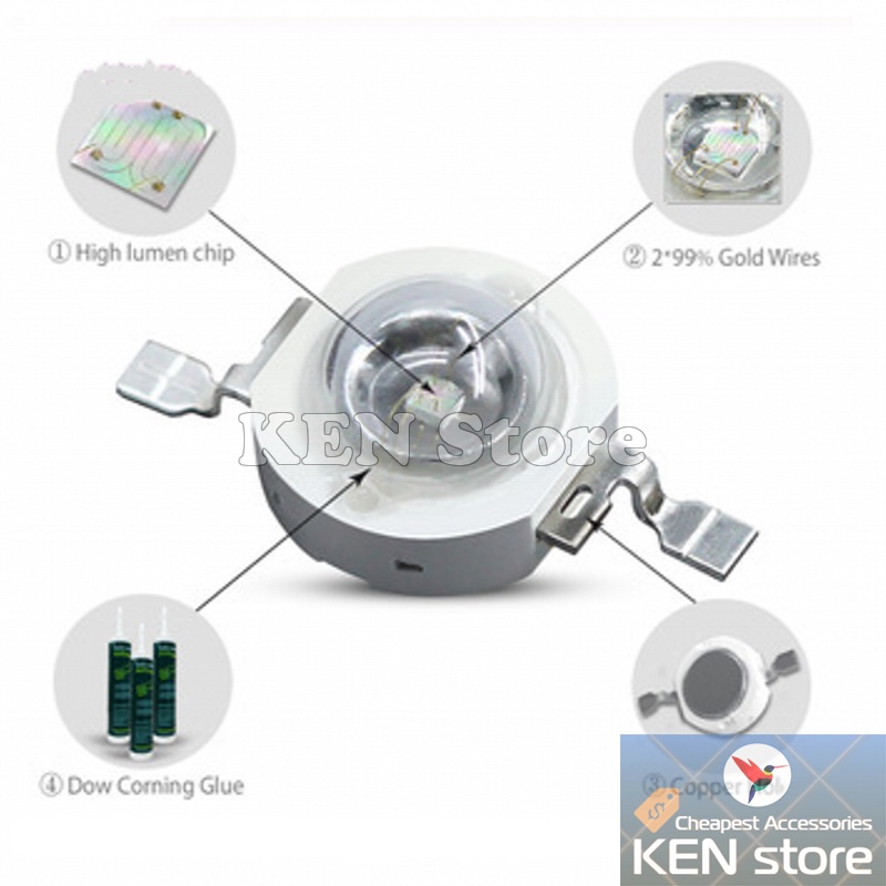 Bộ 5 Bóng led Luxeon 1W Epistar