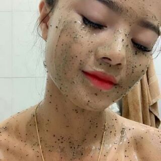 Tinh bột cám gạo cà phê handmade