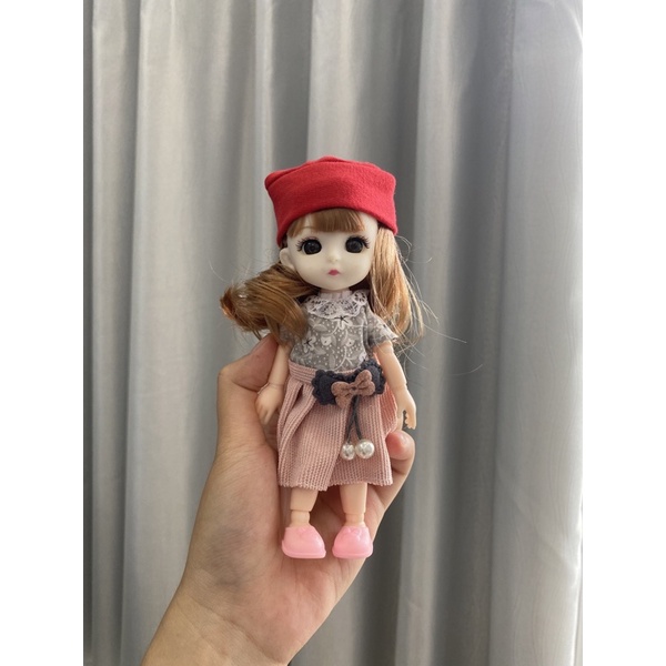 Quà Tặng cho bé - Búp bê dễ thương khớp tay chân đầy đủ. Quà 1/6 cho bé- SHOP MẸ MIN