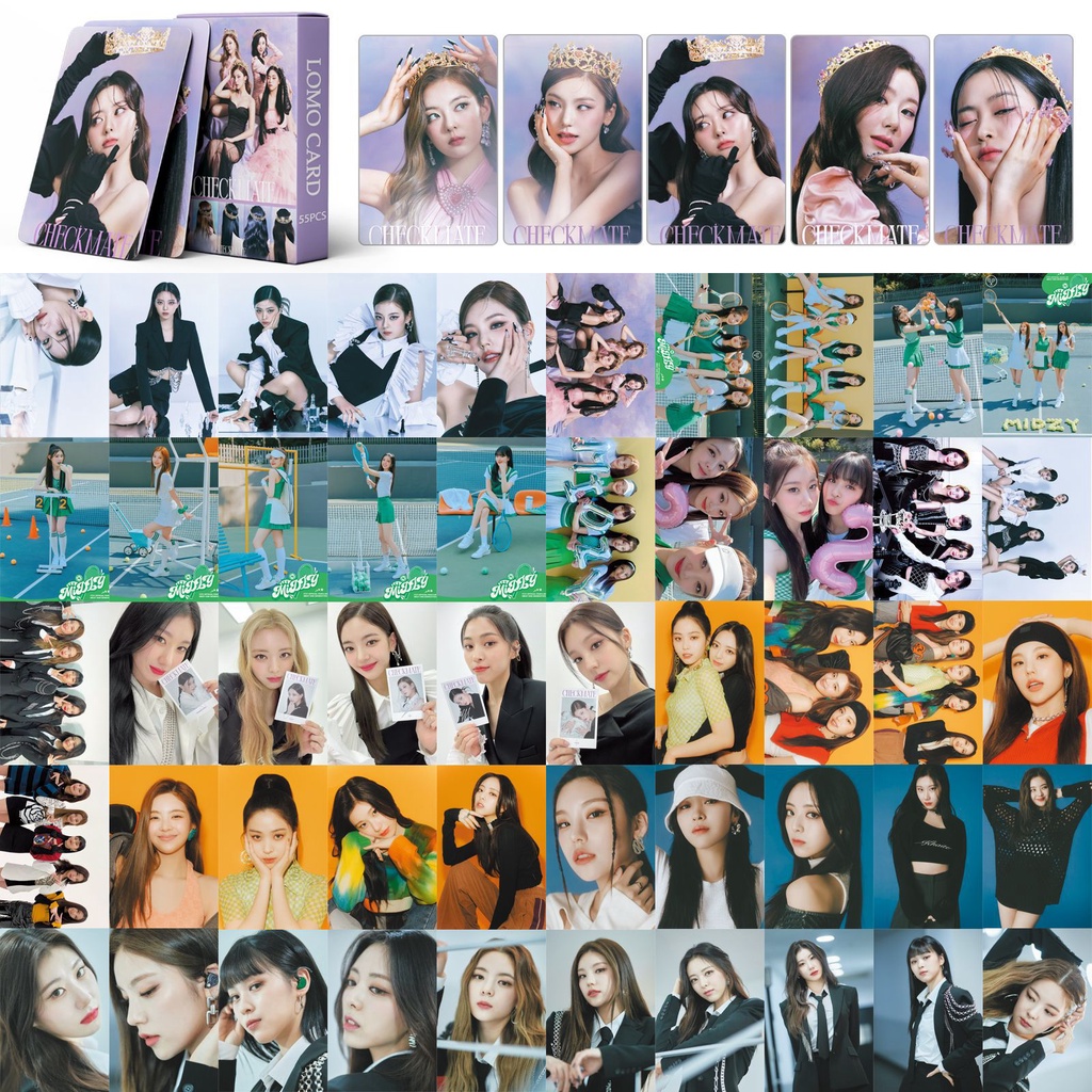 Hộp 55 Ảnh ITZY Lomo Card Crazy In Love & Điện Áp