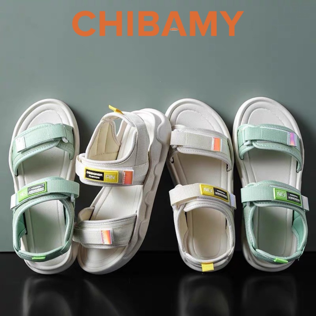 Dép Sandal nữ VeRo quai dán CHIBAMY cao 3cm, dép quai hậu học sinh, sinh viên mới