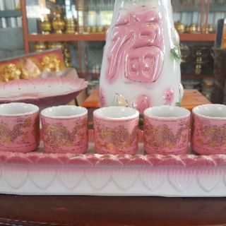 Combo thờ cúng màu in hồng đào.