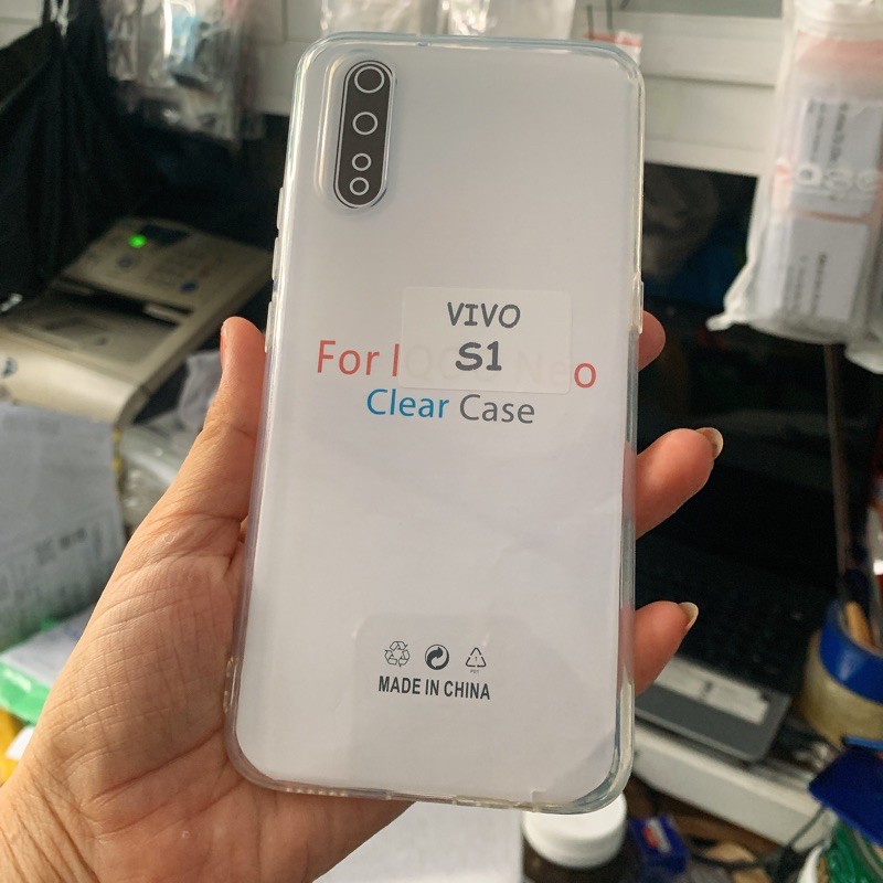 Ốp lưng Vivo S1 / Y7S dẻo trong suốt, viền màu, dẻo hình in, chống bẩn