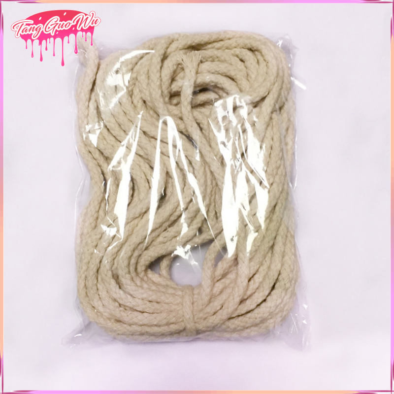 Dây Thừng Cotton Màu Trắng Dài 10m Dùng Làm Đồ Thủ Công