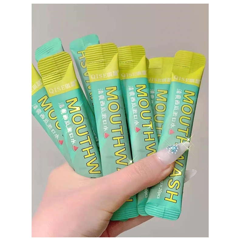 Gói Súc Miệng QISE Vị Dưa Hấu Thơm Mát Độc Đáo 10ml