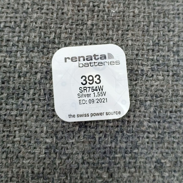 Pin đồng hồ 393 - SR754SW thương hiệu Renata (vỉ 1 viên)