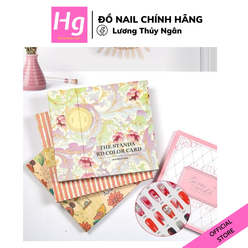 Sổ Gắn Móng Mẫu , Sổ Trưng Bày Móng Nail 120 Ô
