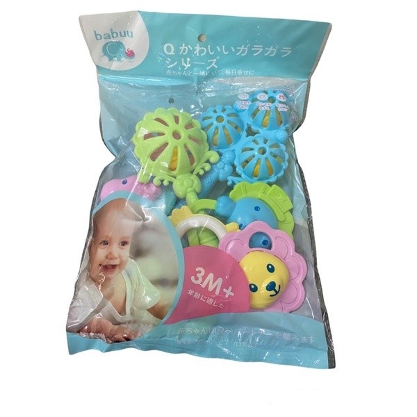 Bộ 7 món đồ chơi xúc xắc và gặm nướu cho bé