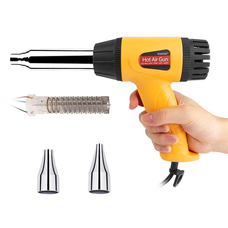 100°C-600A°C Súng Bắn Nhiệt Điện 220V Kèm Hai Vòi Phun