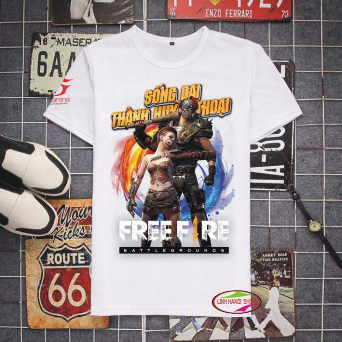 HOT- Áo thun Free Fire - Mùa 3 - SALE SOC