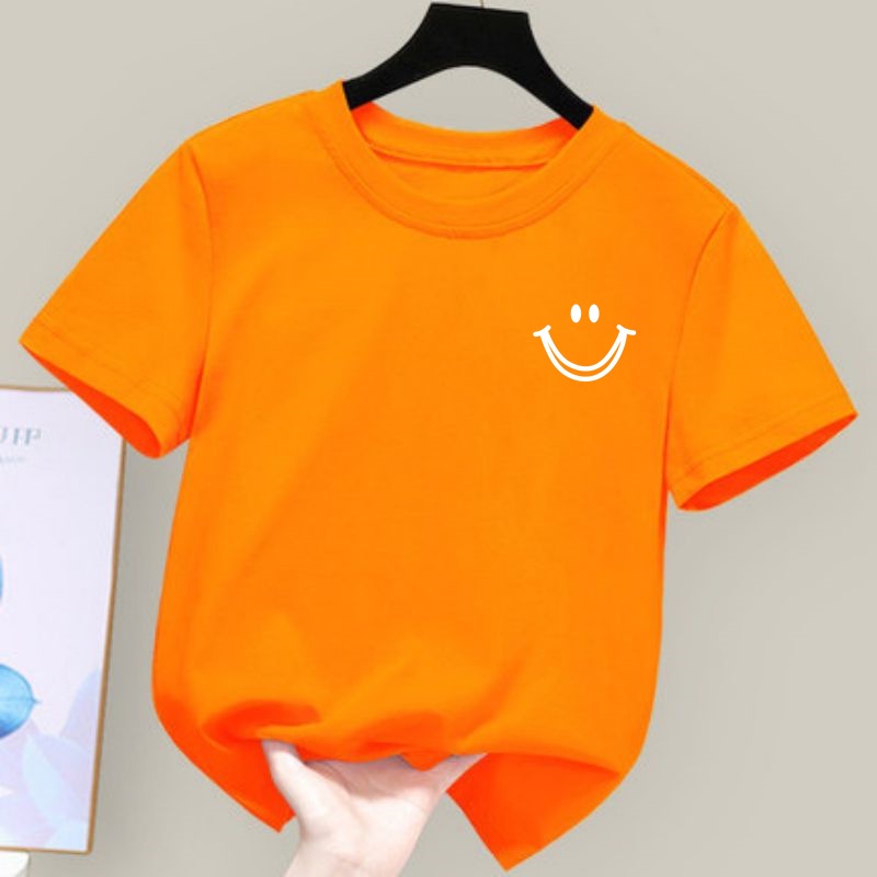 Áo Thun Unisex In Họa Tiết Hoạt Hình Cho Bé Gái