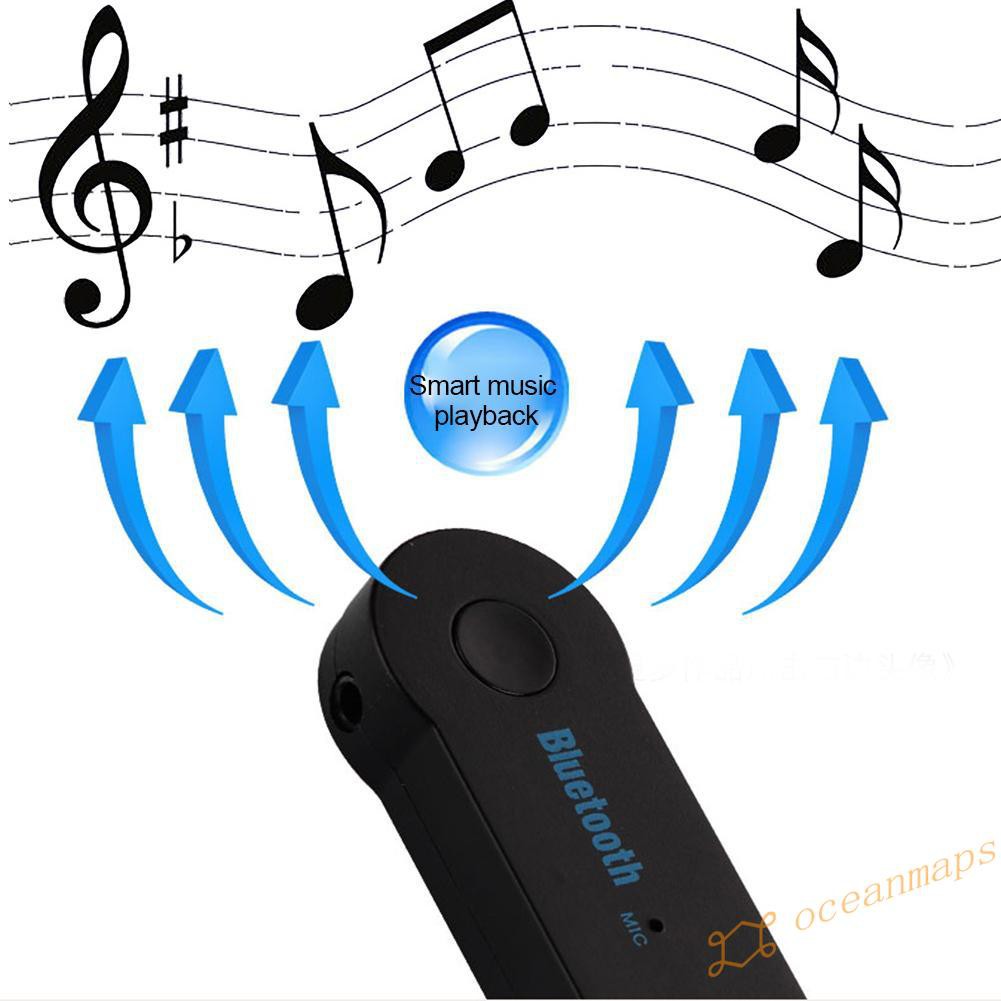 Bộ Thu Phát Âm Thanh Bluetooth 3.0 Không Dây 3.5mm Cho Xe Hơi