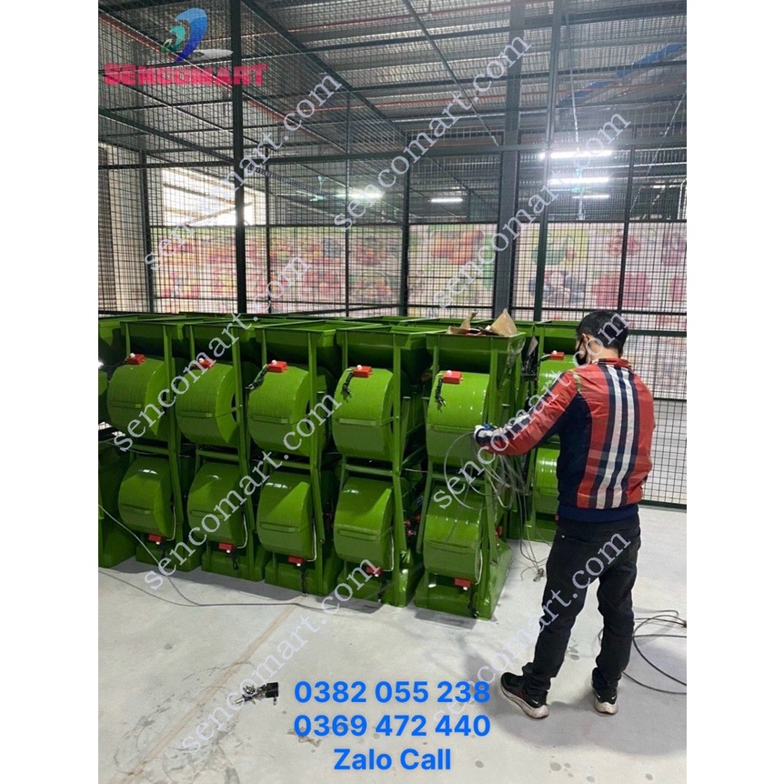 Máy quạt lúa, rê thóc, thổi lúa lép Sencomart
