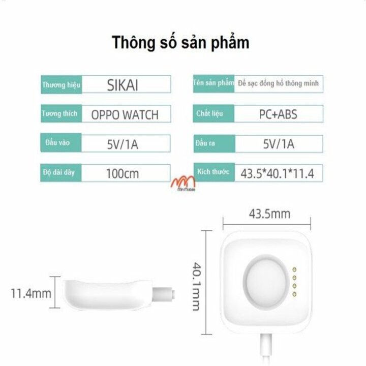 Đế Sạc - Cáp Sạc OPPO WATCH OW19F5