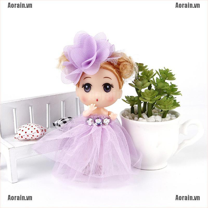 Búp Bê Em Bé Mini 12cm Có Móc Khóa Dễ Thương