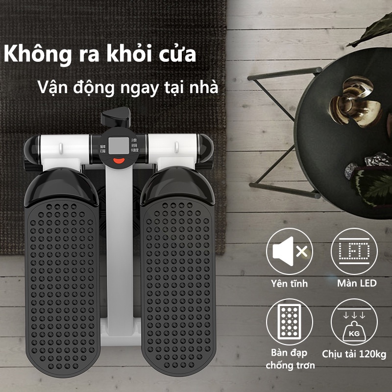 Máy đạp bước nam nữ dùng tại nhà máy đạp bước bộ yên tĩnh đa chức năng rèn luyện sức khỏe - Bảo hành OT87/OT87R