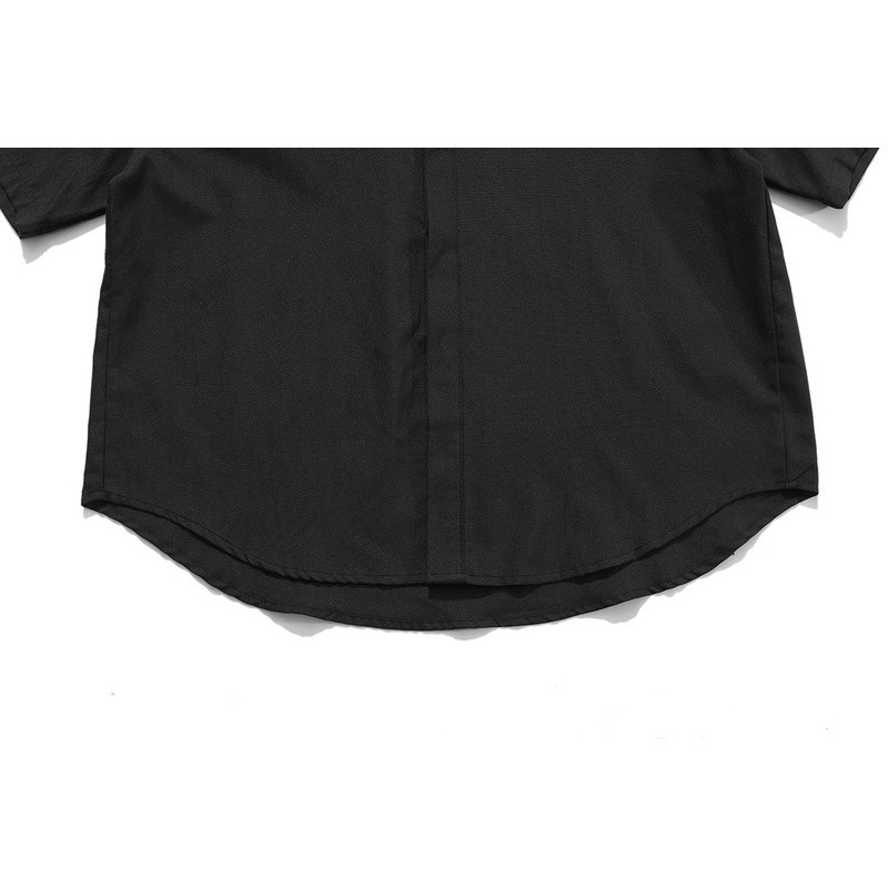 Áo sơ mi ngắn tay Fear Of God short sleeve henley shirt ss20