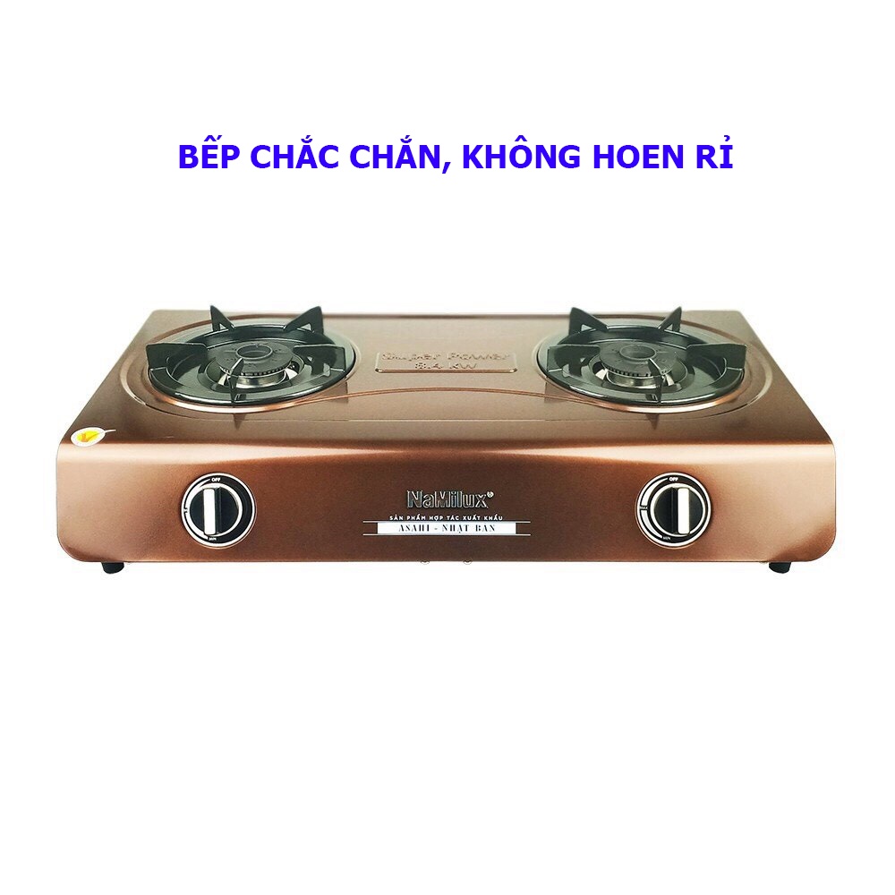 Bếp Ga Bếp Gas Đôi Namilux DL2163APF Mặt Bếp Tráng Men - Hàng Chính Hãng
