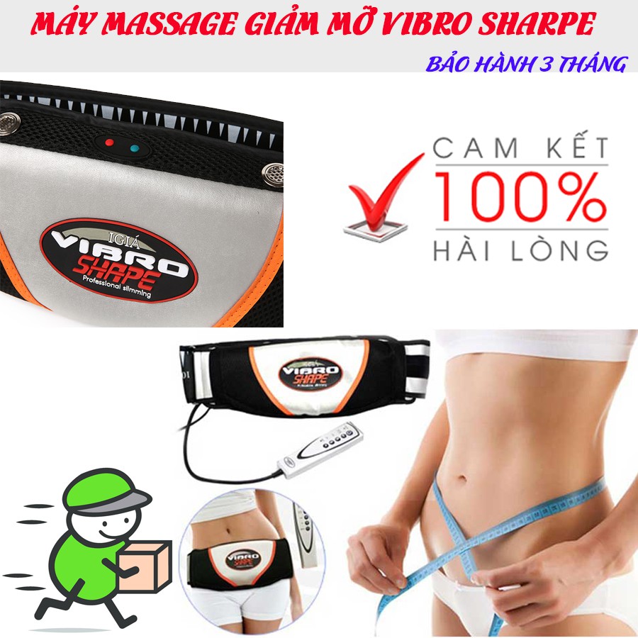 Đai Massage VIBRO SHAPE Rung Nóng, Giảm Mỡ Bụng Và Toàn Thân Hiệu Quả - Bảo Hành 3 Tháng! MUA NGAY KẺO LỠ