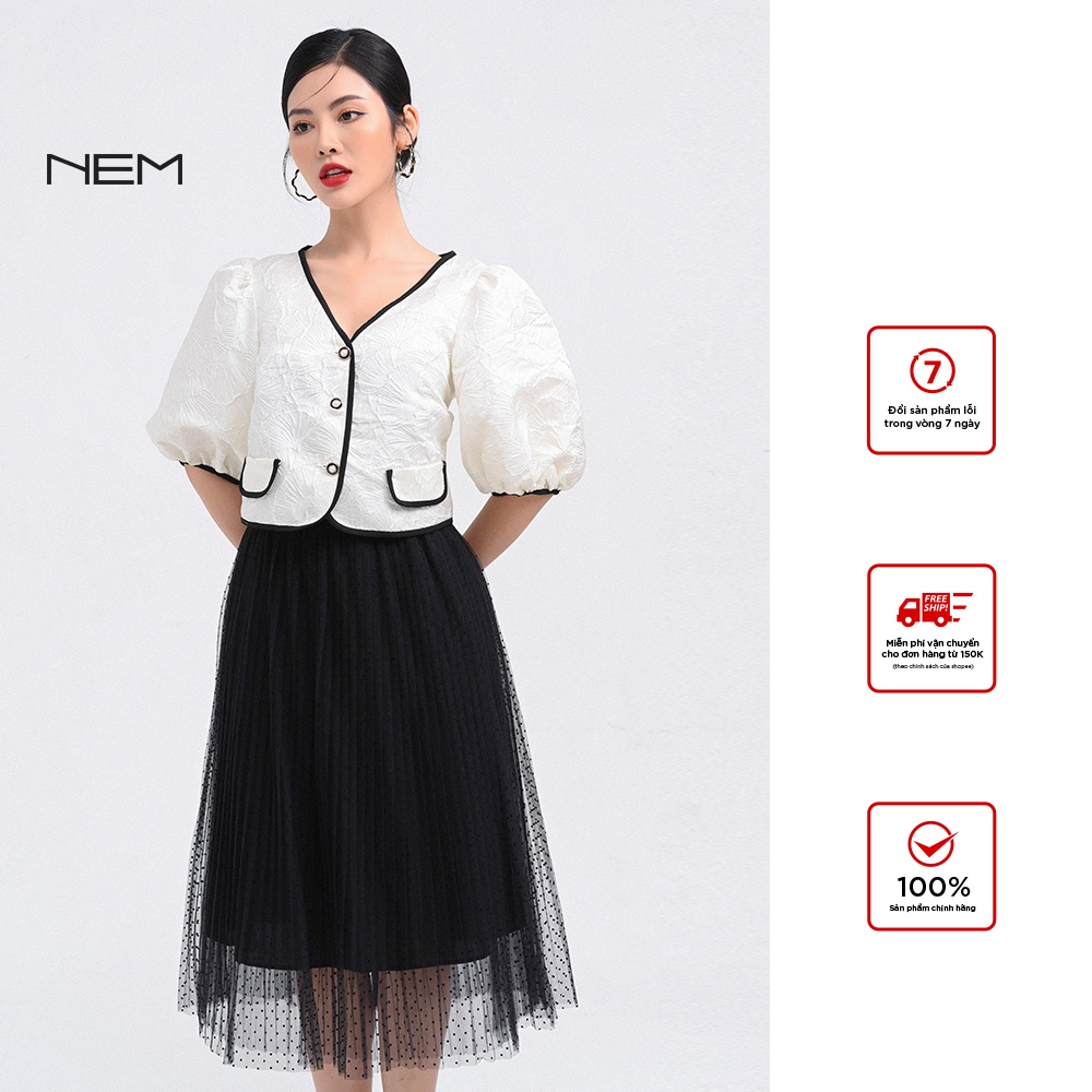Sơ mi nữ thiết kế NEM Fashion 08842 giá tốt