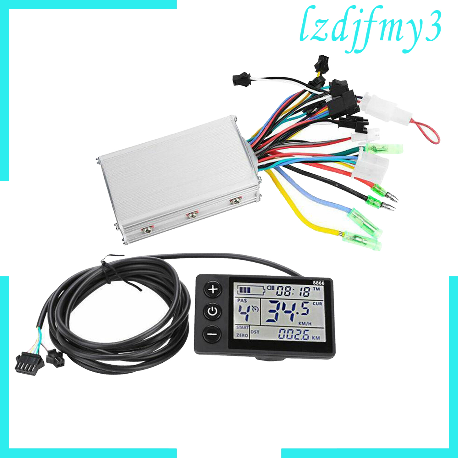 Cozylife 24-48V Brushless Controller LCD Panel DC Motor Speed Meter Scooter