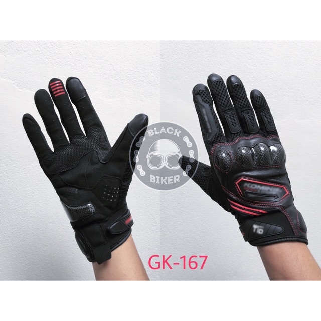 Găng tay bảo hộ xe máy komine GK-167