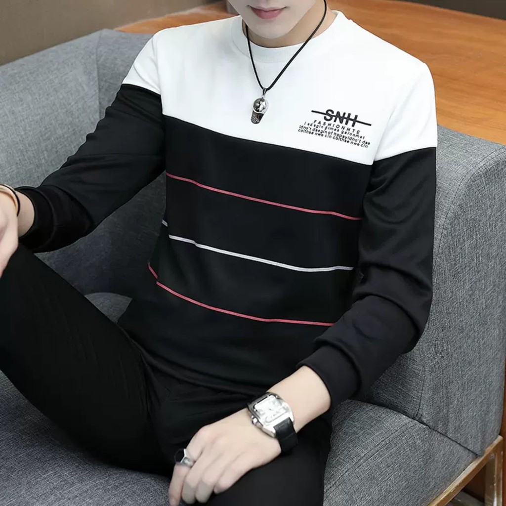 {Sẵn hàng} Áo phông nam dài tay nhiều màu | BigBuy360 - bigbuy360.vn