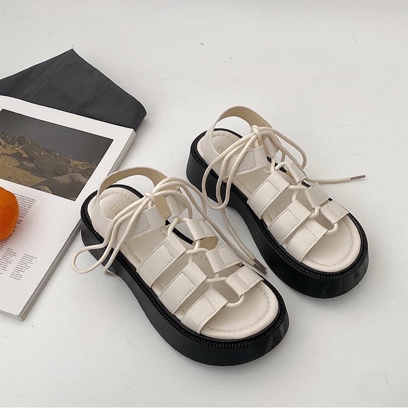 SANDAL NỮ ULZZANG THẮT DÂY PHONG CÁCH HÀN QUỐC
