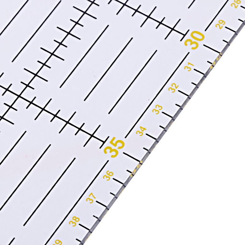 Thước Đo Trong Suốt Dày Dặn Chuyên Dụng Cho Khâu Vá 30 / 45 / 60cm