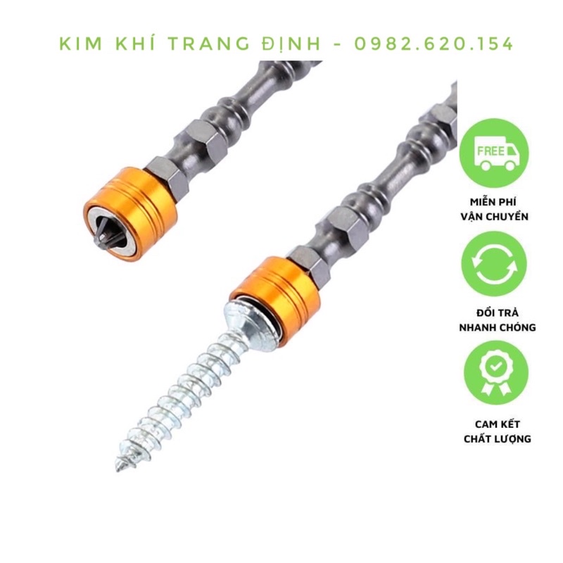 Mũi bắt vít 4 cạnh có nam châm trợ lực HD - 1 chiếc