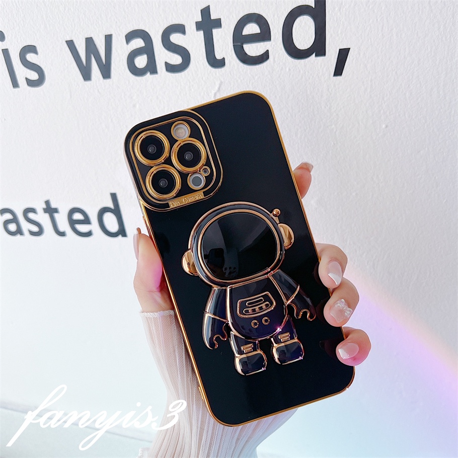 Ốp Điện Thoại TPU Mềm Kèm Giá Đỡ Cho iPhone 13 12 11 Pro Max X XR Xs Max 8 7 6 6s Plus SE 2020