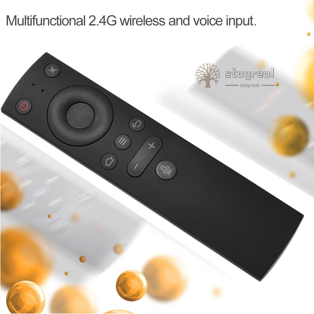 Điều Khiển Từ Xa Không Dây Tz02 2.4ghz Tích Hợp Đầu Nhận Usb Cho Android Tv Box Pc Laptop Notebook Smart Tv Đen