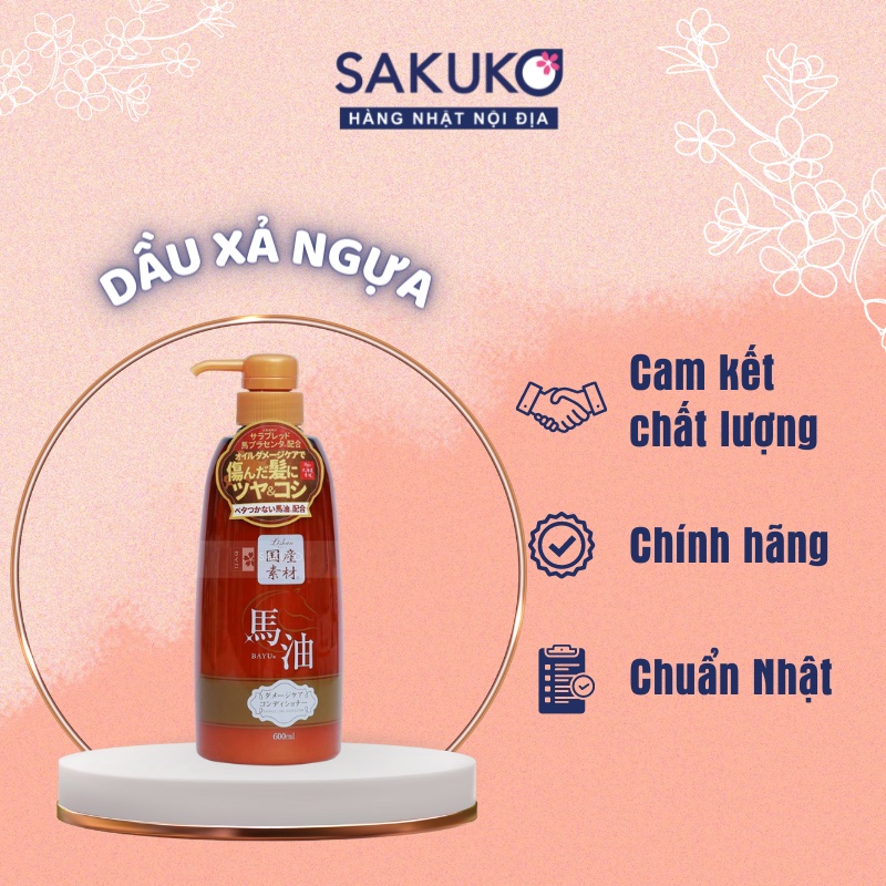 Dầu Xả SEGREAT Chiết Xuất Dầu Ngựa Nuôi Dưỡng Tóc Suôn Mượt, Phục Hồi Hư Tổn, Giảm Gãy Rụng 600ml