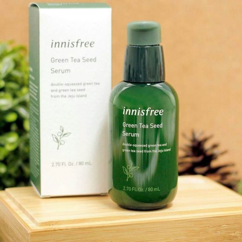 Tinh chất dưỡng ẩm trà xanh innisfree Green Tea Seed Serum 80 mL