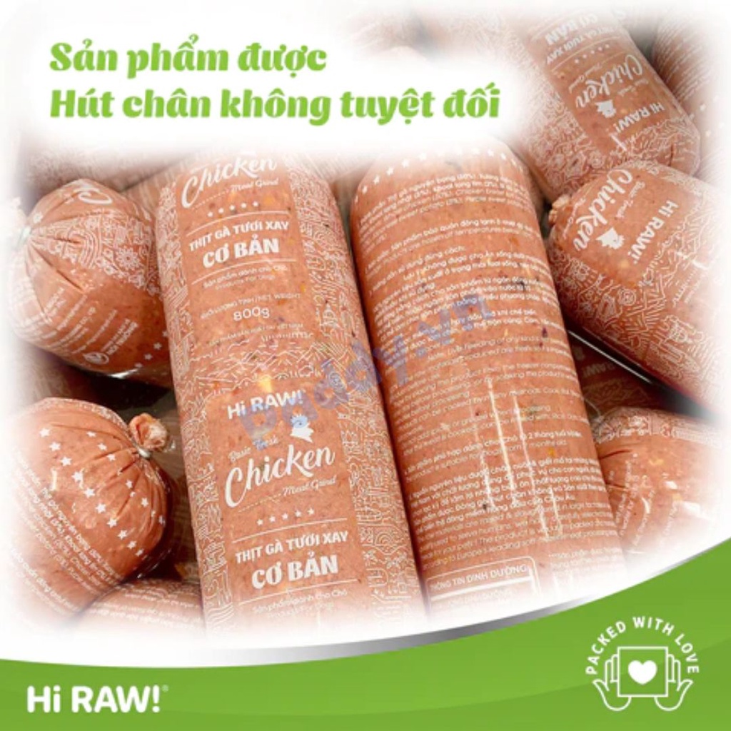 Thịt Tươi Hi Raw DOG Food Cho CHÓ (Chỉ Ship Hoả Tốc)