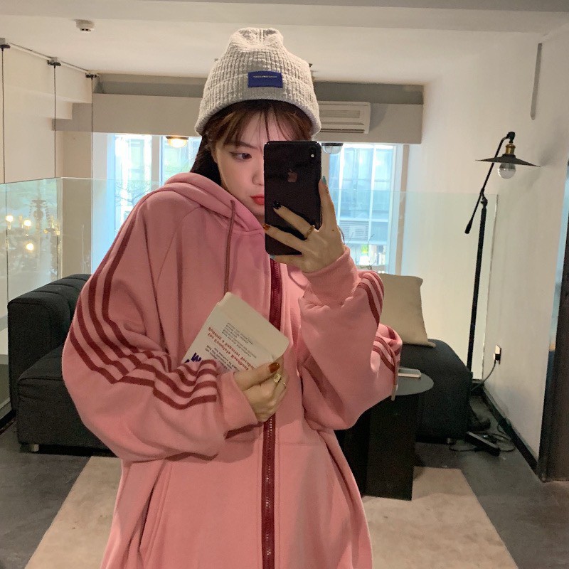 [FREESHIP] Áo khoác nỉ thể thao kiểu dáng bomber năng động Ulzzang nam nữ