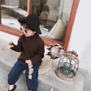 Áo len cổ lọ cho bé 👧🏻👶🏻 1-6y