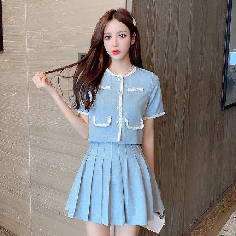 Set váy xếp li