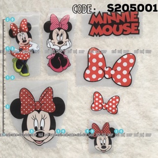 Set hình ủi Minnie , kích thước các hình từ 5-15cm